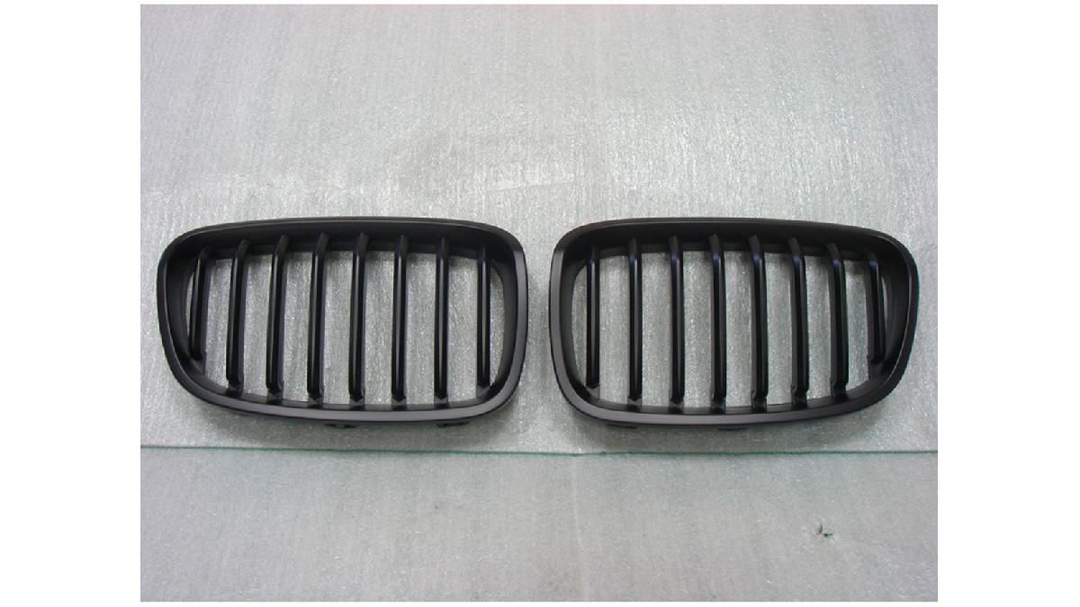 Grilles+Noir+Mattes+sur+mesure+pour+BMW+S%C3%A9rie+1+F20%2FF21+2012-2015